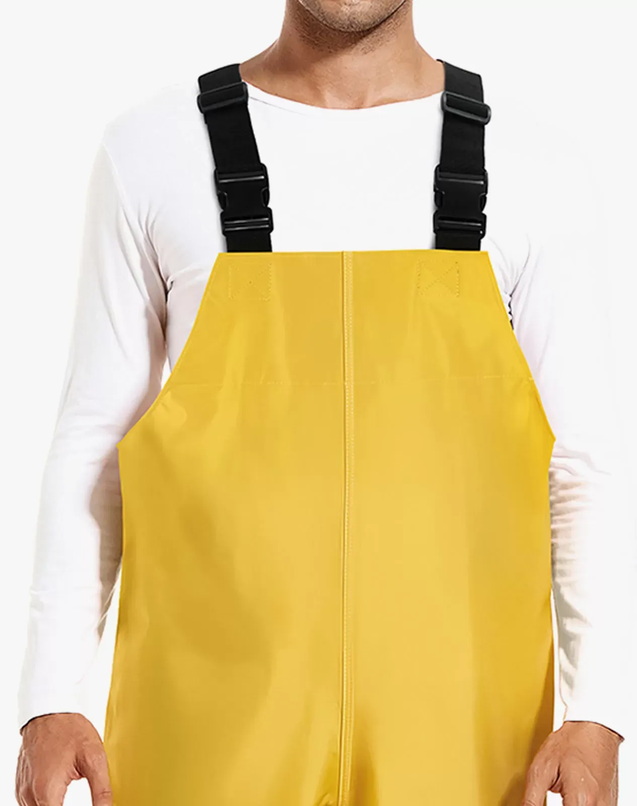 Yellow Men's PVC Waterproof Waders for XSY62ACP image 6