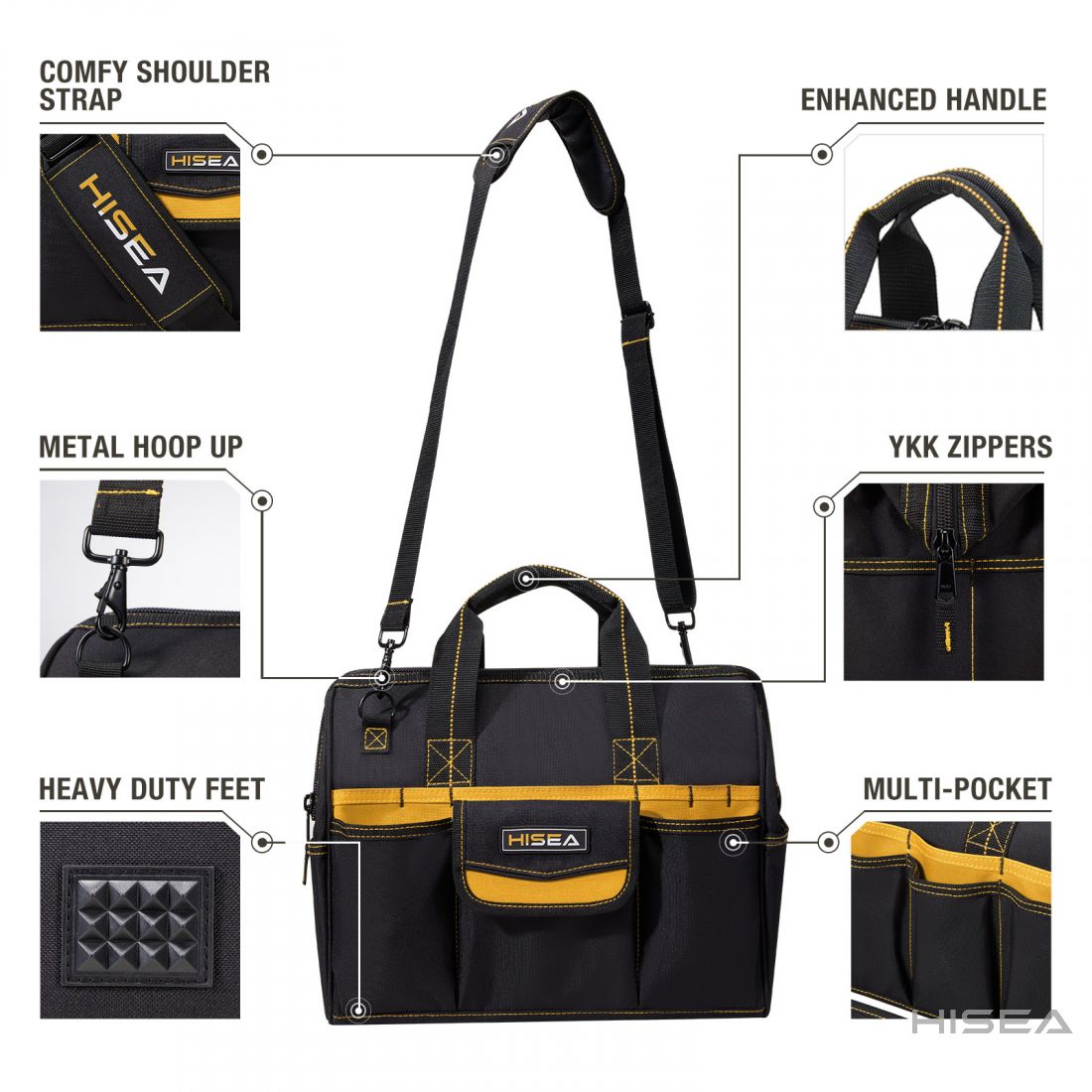 Wide Mouth Tool Bag