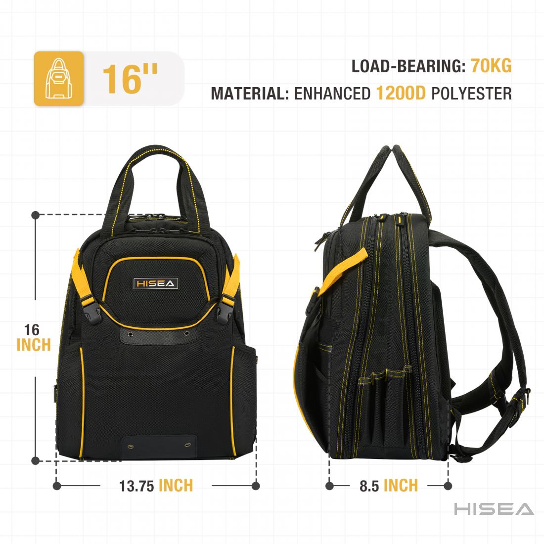 Electrician Tool Backpack
