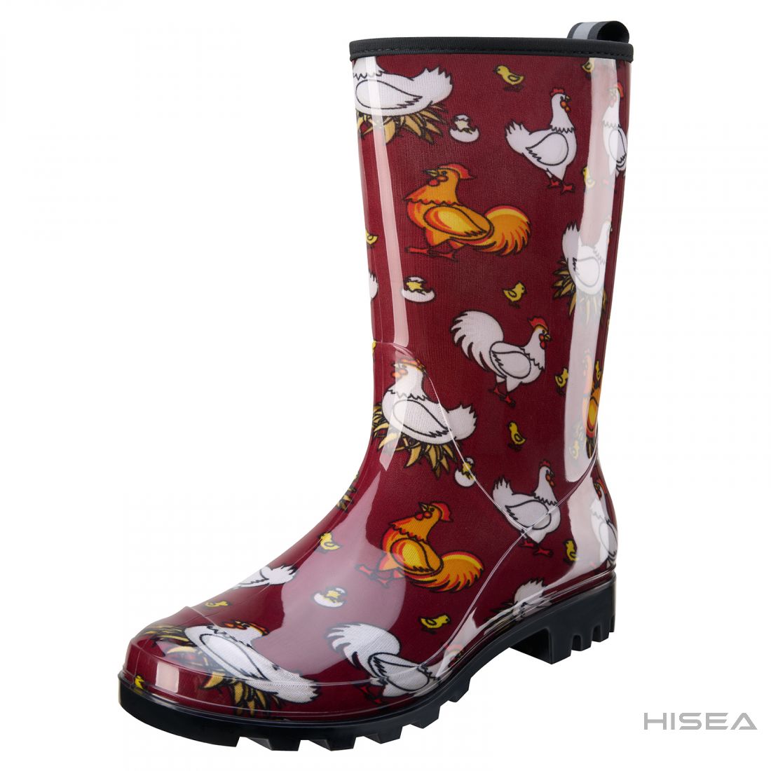 Women's Waterproof Mid-Calf Rain Boots