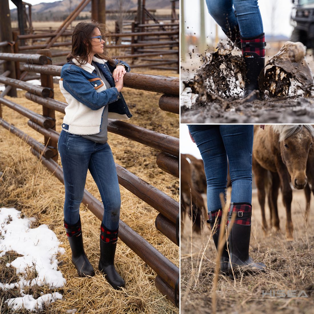 Women's Rubber Mud Boots