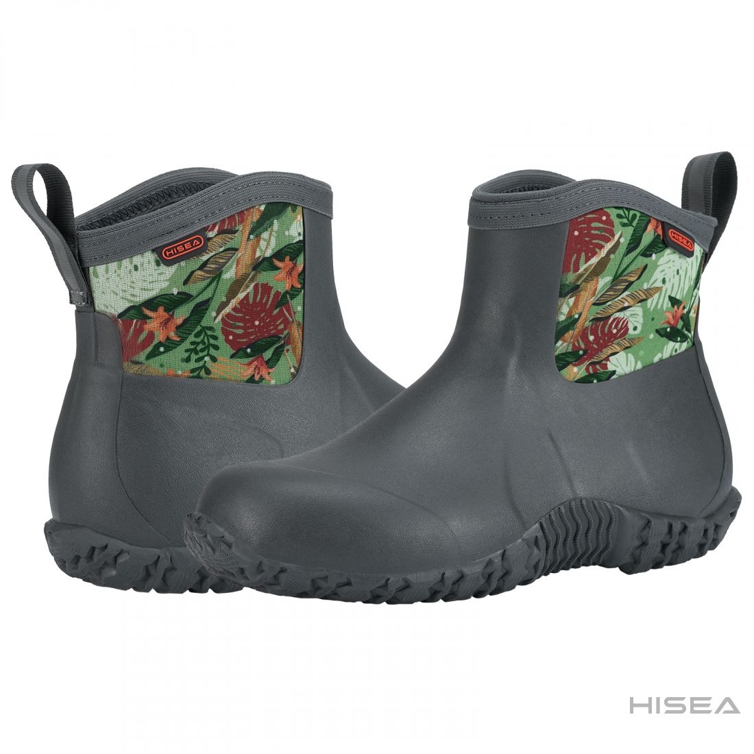 HISEA Women's Rain Boots Waterproof Garden Boots Ladies Knee High Wellies Comfort Anti-slip Outsole 