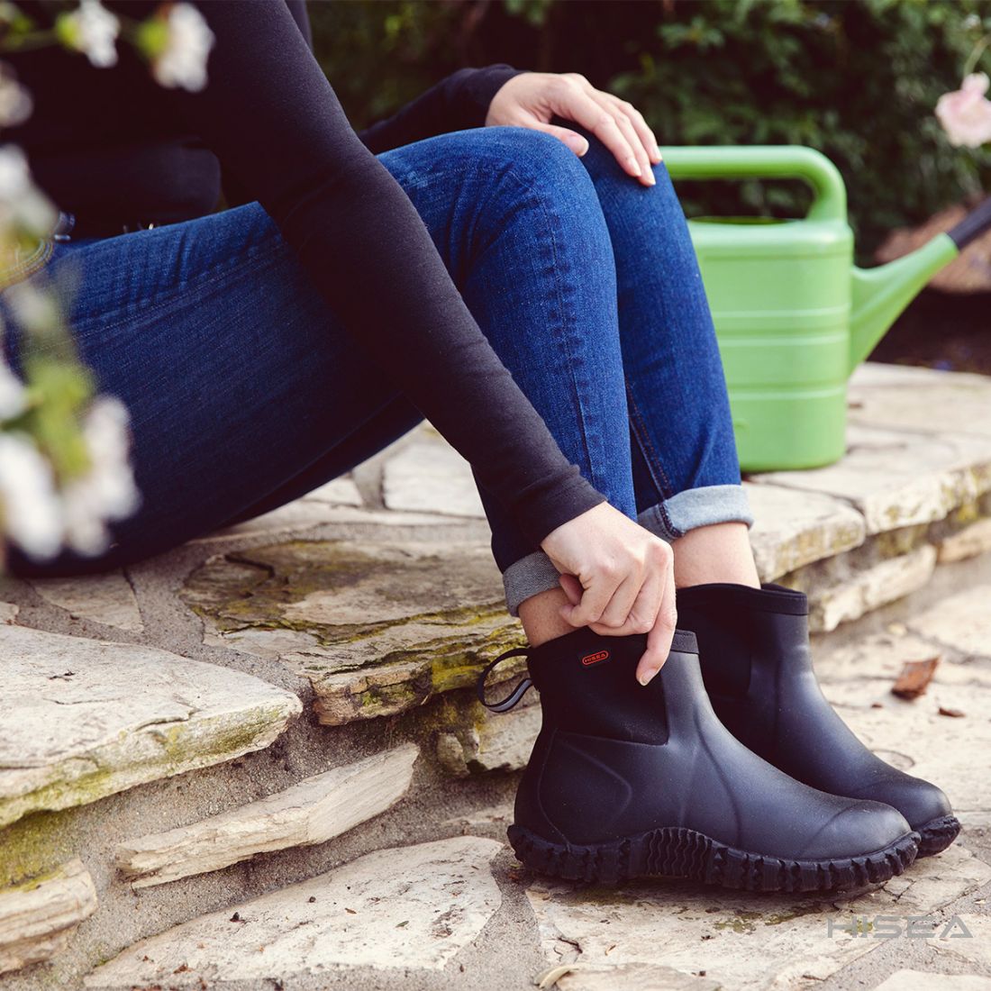 Women Ankle Height Garden Boots