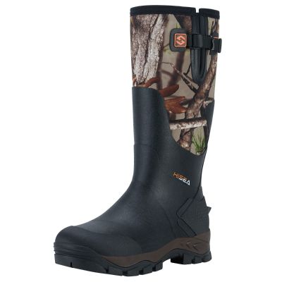 Men's Adjustable Calf Rubber Hunting Boots