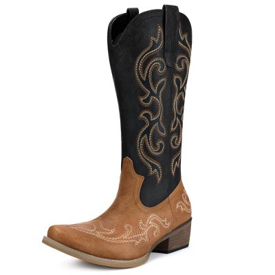 Women's Cowgirl Embroidered Boots