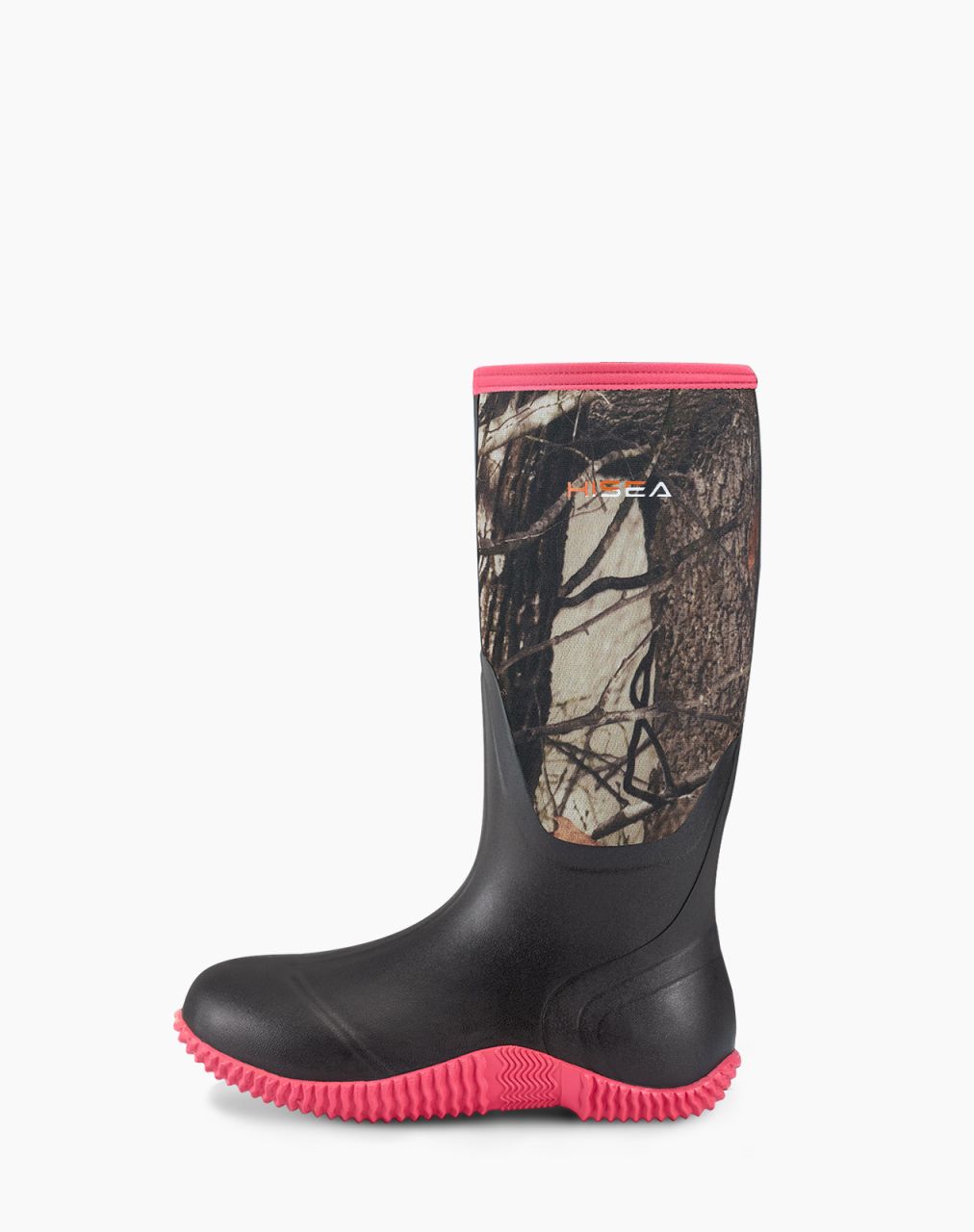 Rain Boots Womens Muck Boots Pink Camo Pink AquaX Women's Rubber