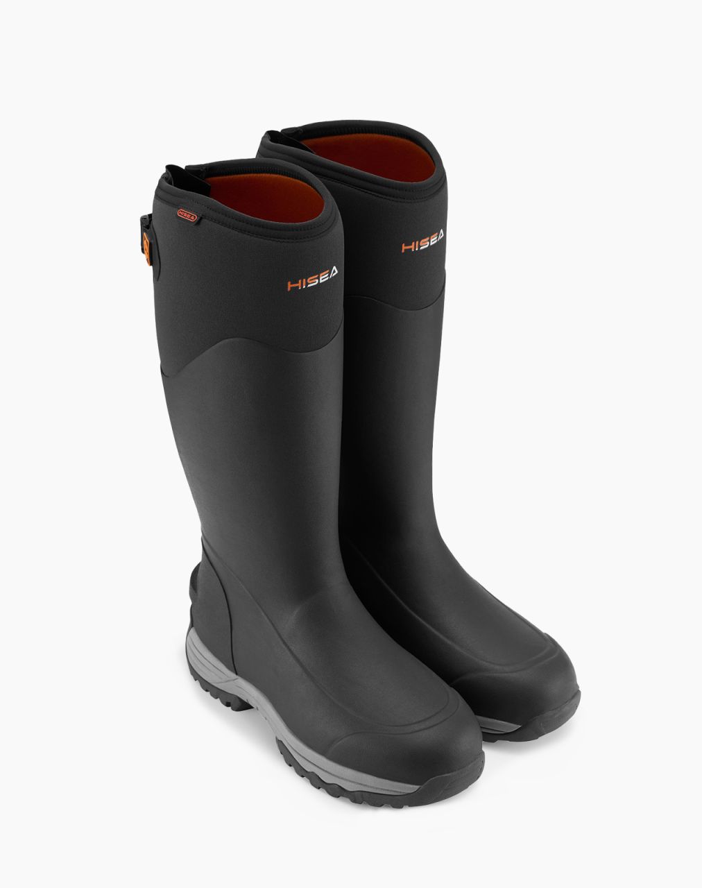 HISEA Men’s 8-Inch Waterproof Rubber Boots – Ankle High Garden, Rain & Outdoor Work Boots - View #8