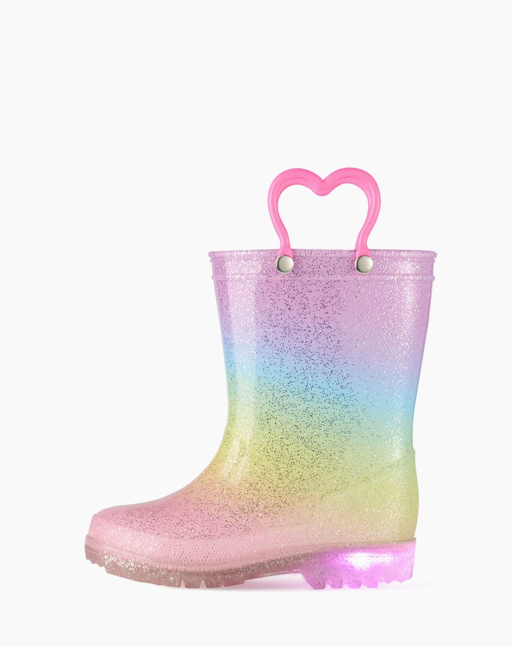 Toddler Rain Boots EUXTERPA Toddler-Kids Light Up, Non-Slip, 100