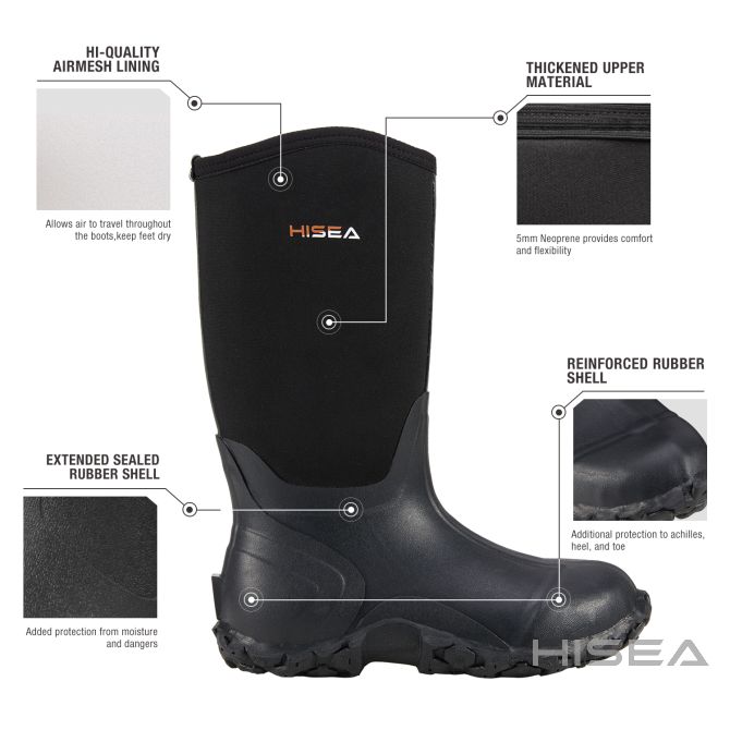 Men's Mid-Calf Rain Boots | HISEA