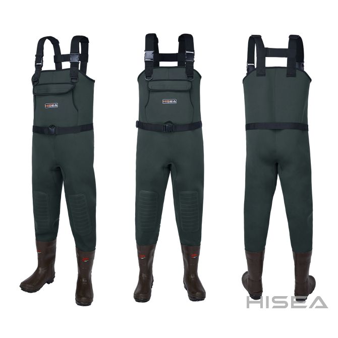HISEA Neoprene Chest Waders for Men with Boots Duck Nepal