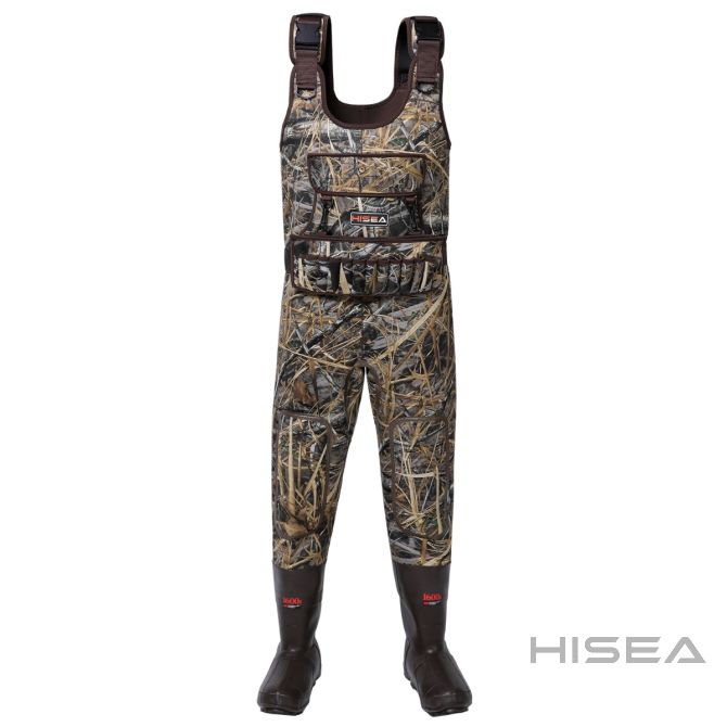 Hisea Chest Waders Neoprene Duck Hunting Waders for Men with 600g ...