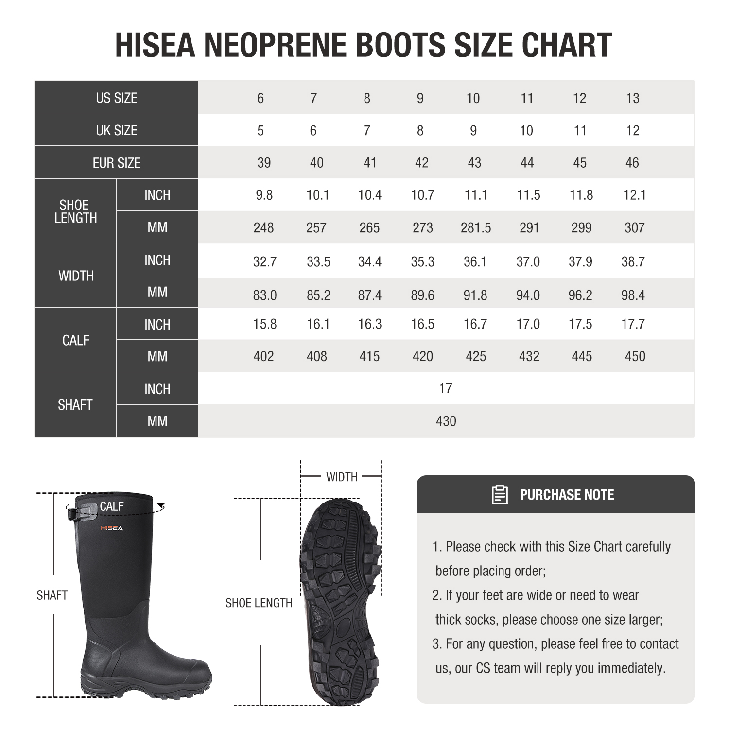 Neoprene Insulated Hunting Boots | HISEA